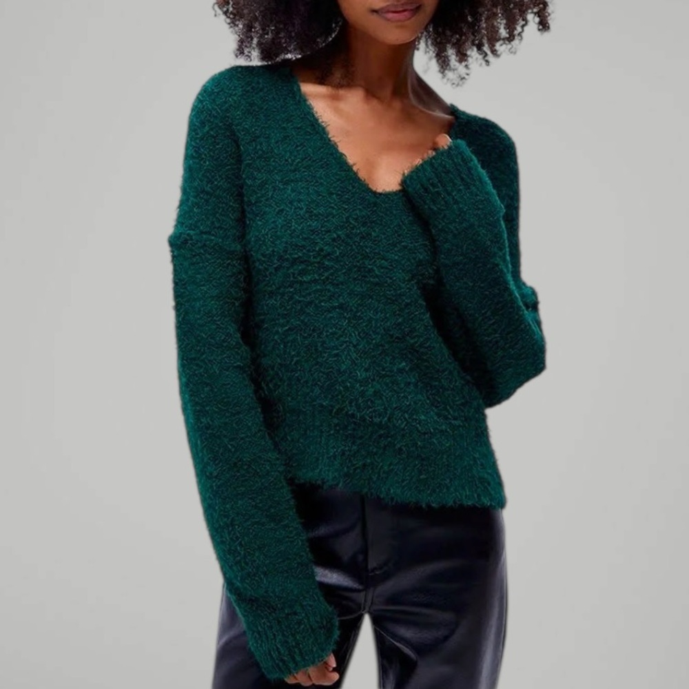 Free People Theo V-Neck Sweater - Picture 3 of 16